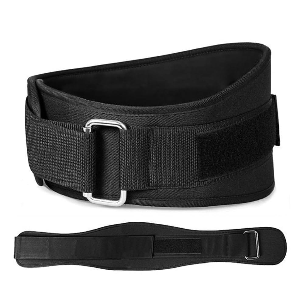 AdLife トレーニングベルト ナイロン 幅広タイプ パワーベルト 筋トレ 初心者 軽量 ジム 腹圧ベルト ウ..