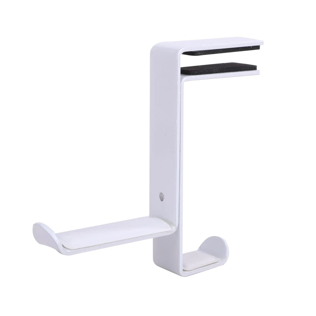 ルボナリエ 吊り下げ ヘッドホンハンガー ダブル 2本 クランプ クッション付き ヘッドホン掛け 取り外し簡単