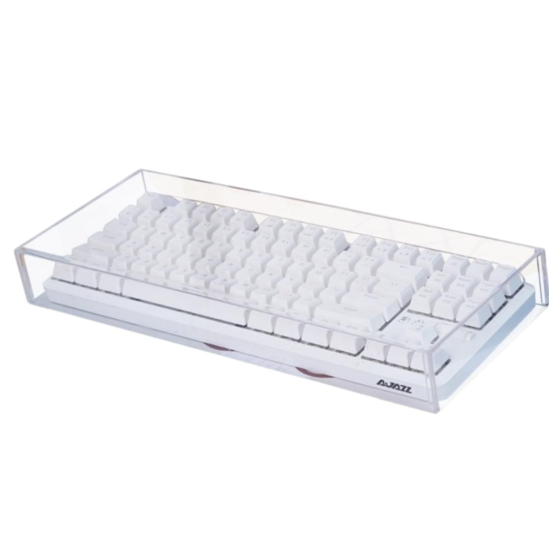 ateena キーボード カバー パソコン ほこり対策 カバー キーボードブリッジ アクリル クリア