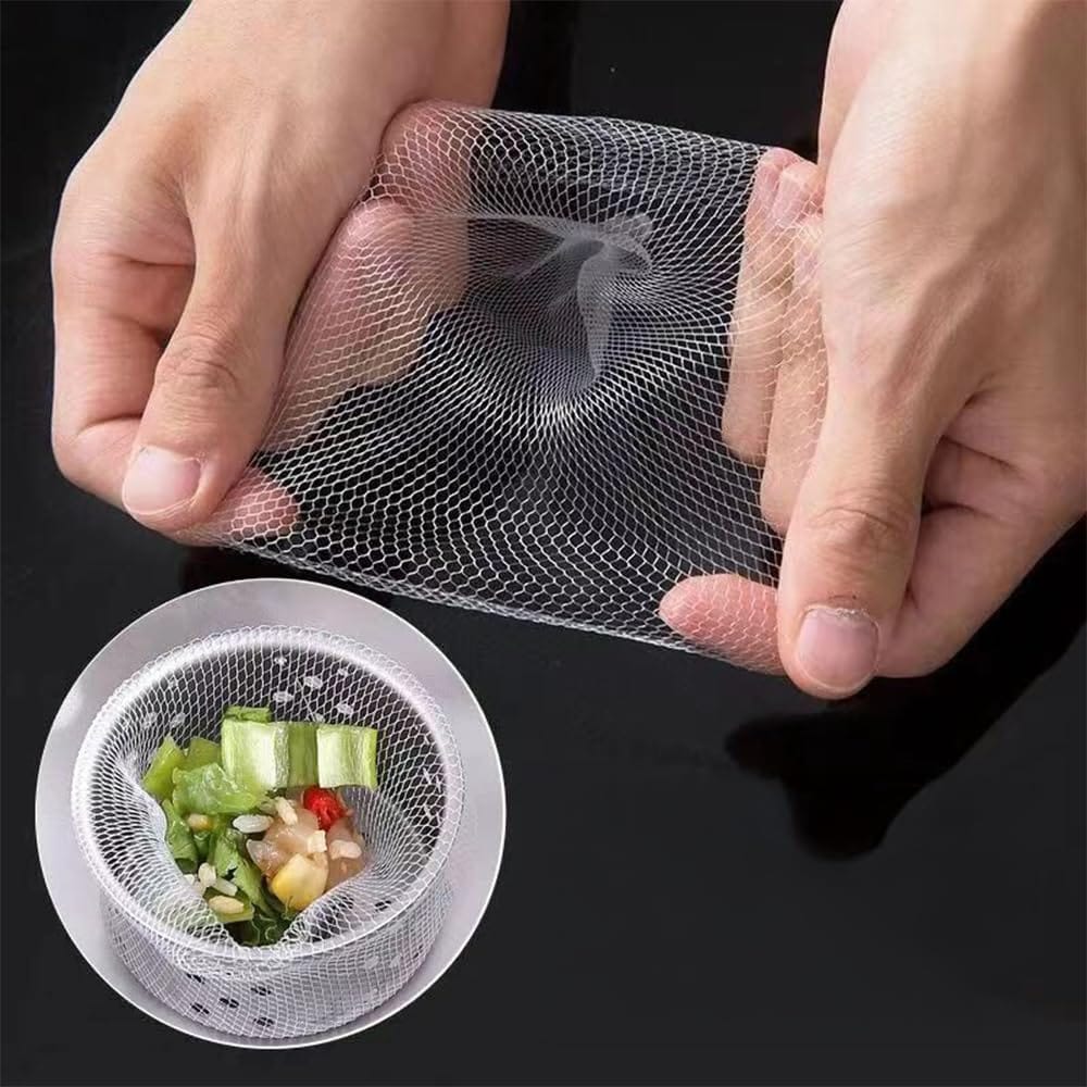 AZNABLE 排水溝 ネット 風呂 ゴミ受け 水切りネット 排水口フィルター 浅型 丸型排水口対応 風呂の髪の毛取り