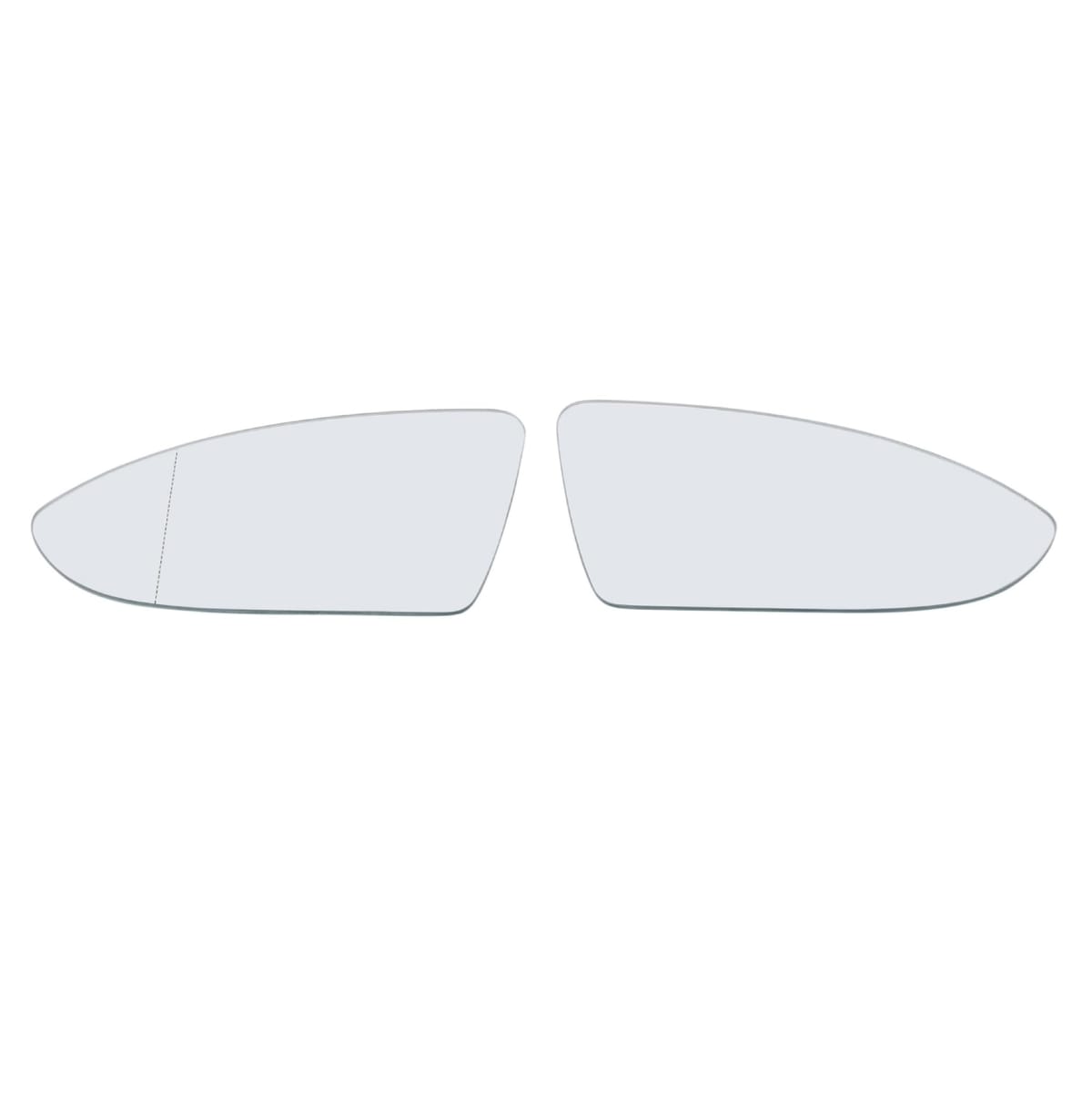 VW フォルクスワーゲン GOLF ゴルフ7 / R/GTI/GTE 適合 ドアミラー レンズ サイドミラー バックミラー ..