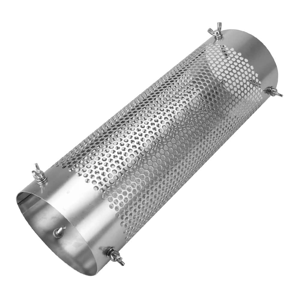 AINetJP Premium 煙突ガード プロテクター メッシュ網 ステンレス製 熱放散 アウトドア キャンプ 36.5cm