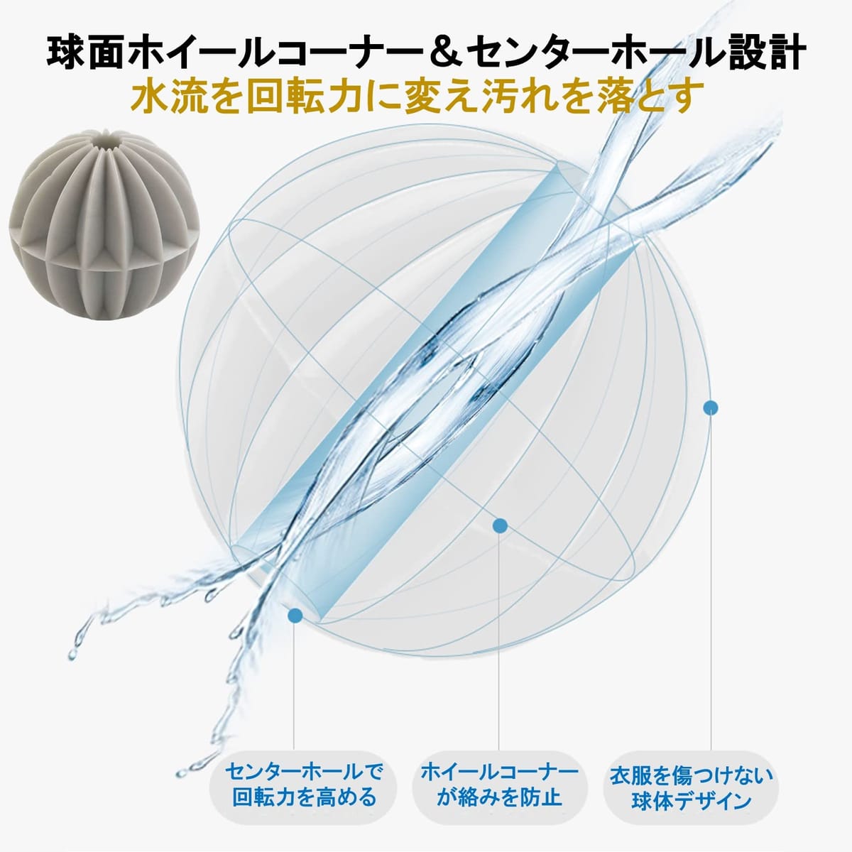 NOELAMOUR 洗濯ボール ドライヤーボール ランドリーボール 絡まない ドラム式 乾燥機 汚れ落とし (10個セット)