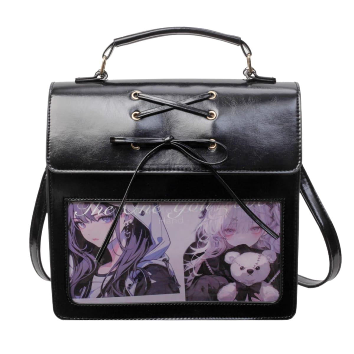 [ハルジオ] 痛バッグ リュック 痛バ 推し活リュック 推し活バッグ いたばっく ブラック ホワイト シル..