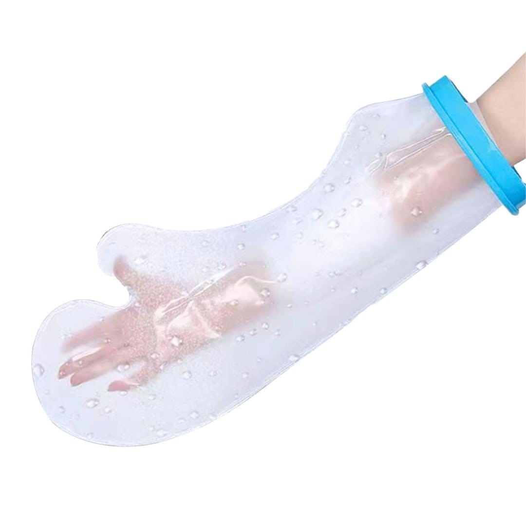 I'm so happy ギプスカバー 防水 シャワーカバー 包帯カバー お風呂 骨折 繰り返し使える（大人・腕用）