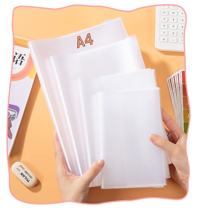 Sugarello ブックコートフィルム 粘着剤付き 透明シート ブックコート 本の保護カバー ブックカバー クリアカバー 教科書カバー しっかり 厚め 0.2...