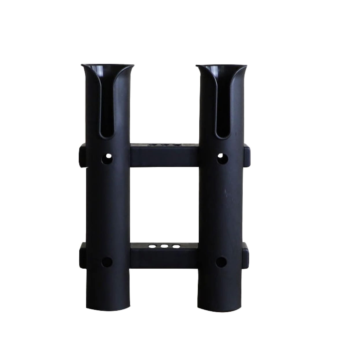 CONOHI 2連 ブラック　ロッドスタンド ホルダー セットロッドホルダー ロッドホルダー 釣り道具 竿立て ロッドベルト カヤック 釣り 釣り竿立て