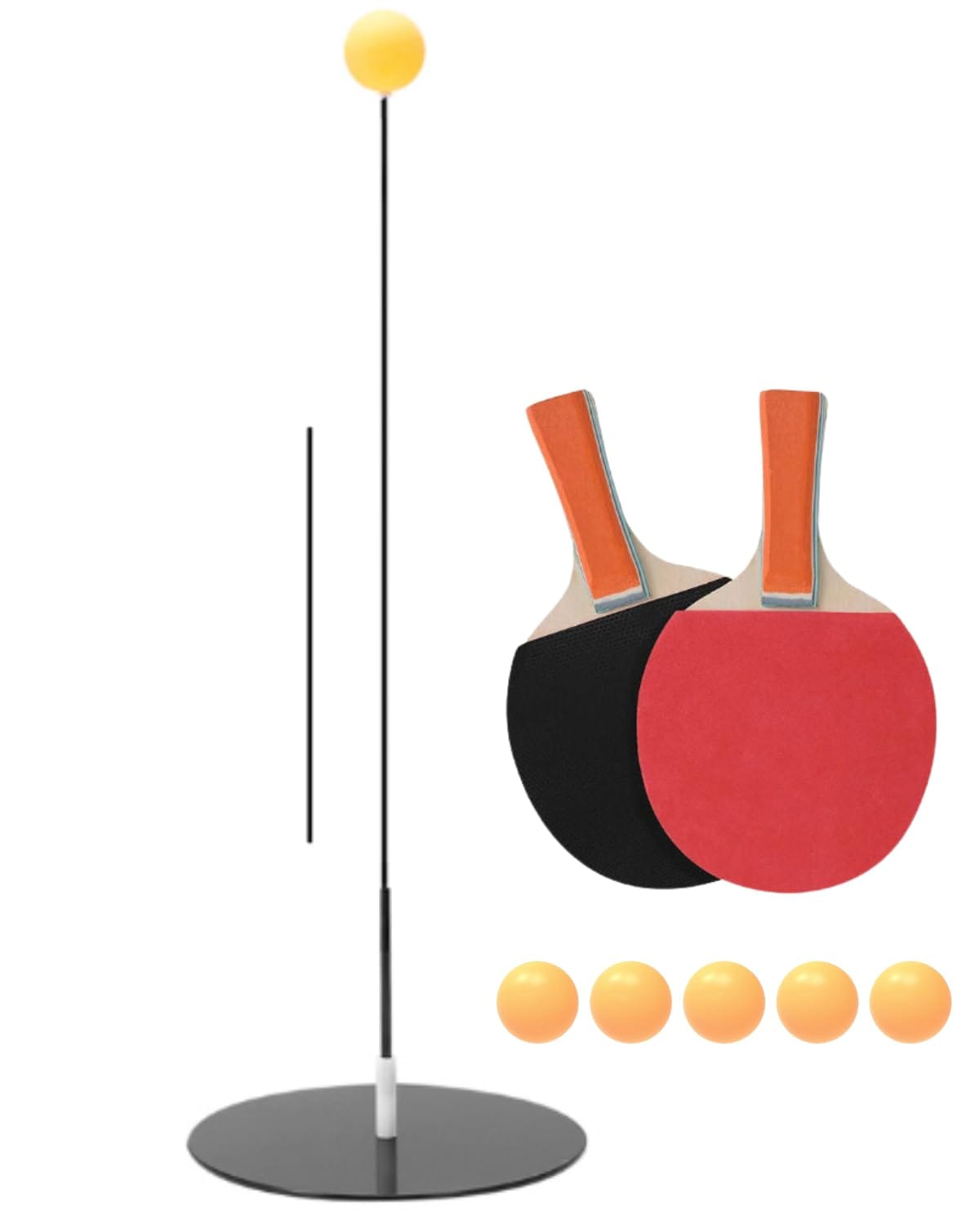 ✅【室内での自主練習に】ラケットで打った卓球ボールが跳ね返ってきます。✅【ペアでも】お互いに打って楽しむこともできます。✅【高さ調節可能】身長に合わせて75cmから105cmになります。付属の高さ調節棒をご使用ください。✅【商品詳細】本体1...