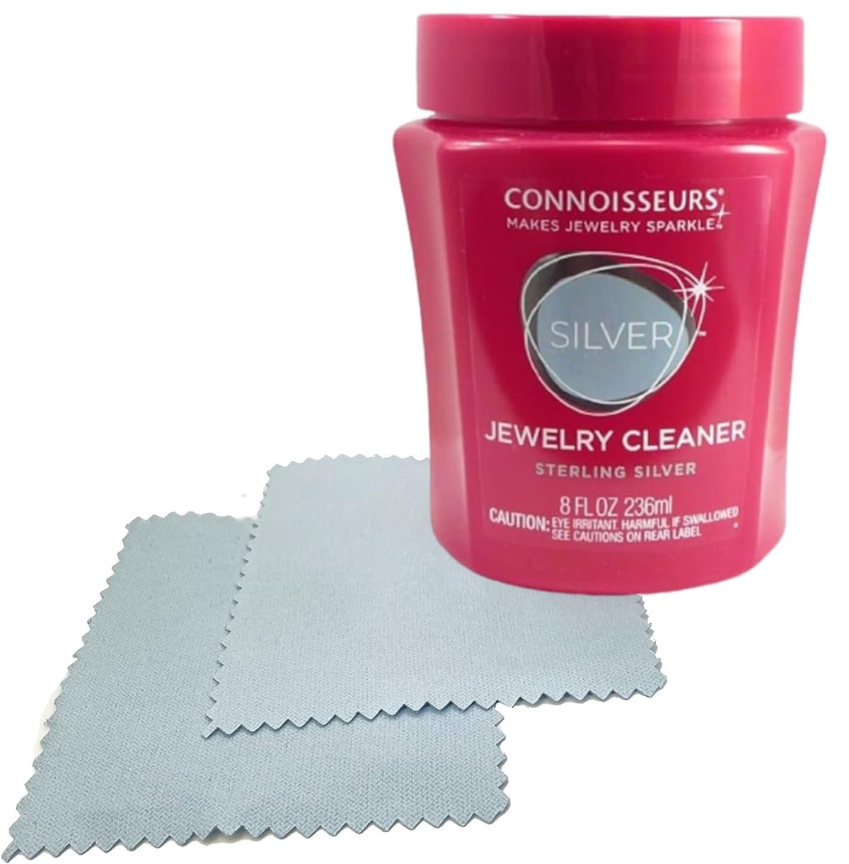 容器内トレー付 シルバージュエリー（純銀製）専用クリーナー 主成分：酸化チオ尿素、界面活性剤、芳香剤