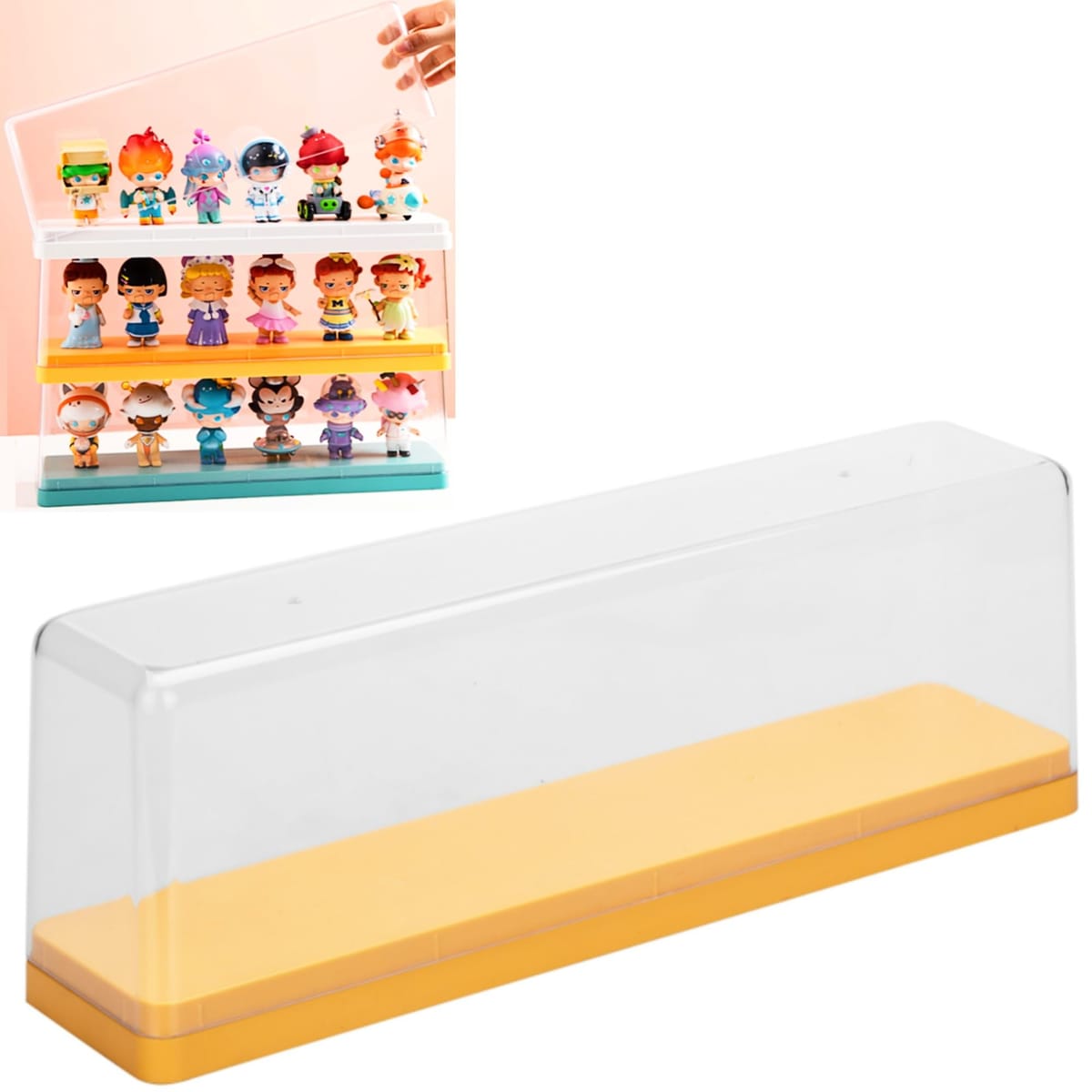 merrytime コレクションケース フィギュア ディスプレイ ケース クリアケース 積み重ね フィギュアケース 透明 展示ボックス 収納ボックス