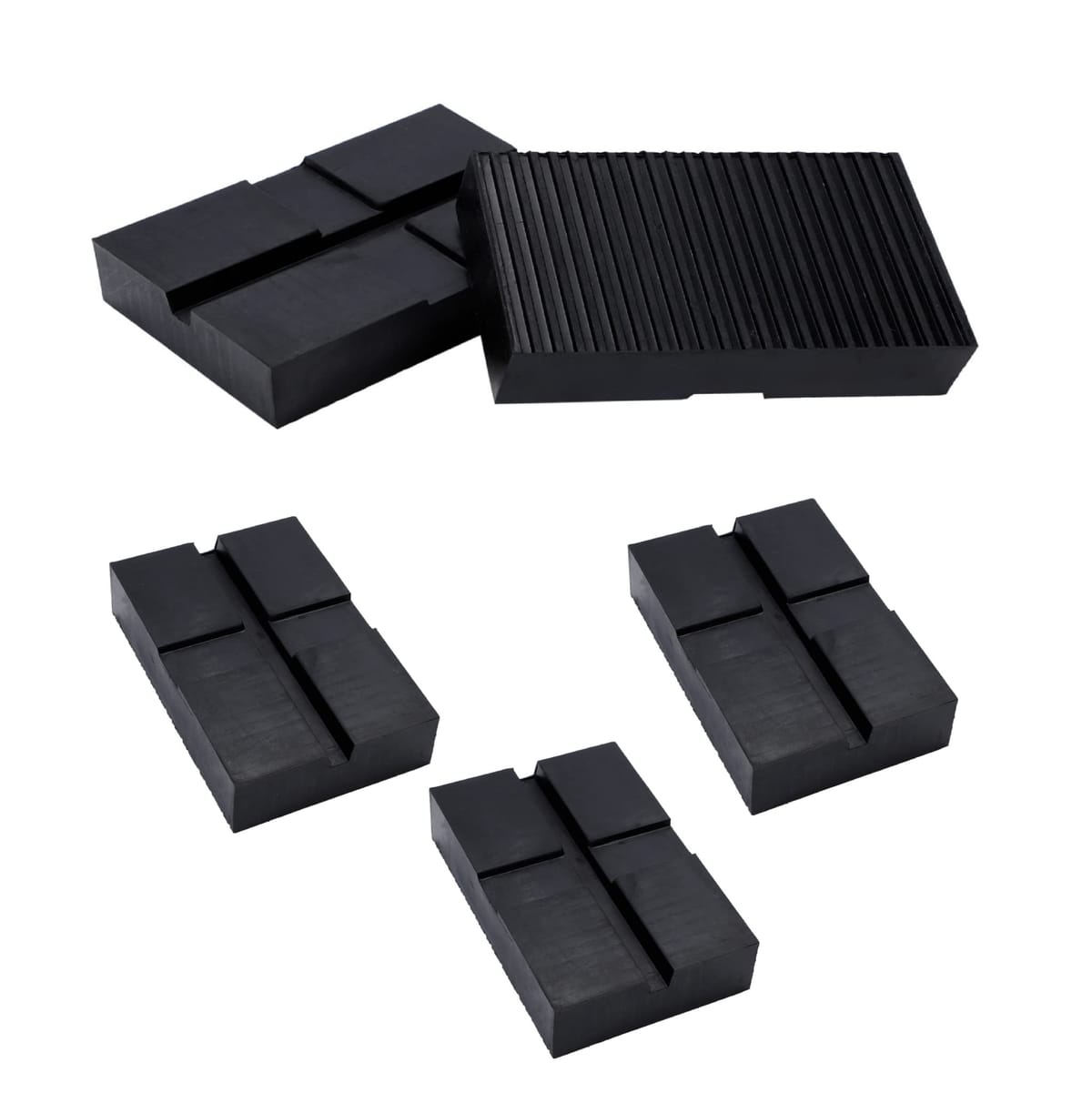 高耐久 ゴムブロック リフトアップ 高さ40mm/80mm 自動車 整備 傷防止 タイヤ交換 嵩上げ ジャッキパッド リフト メンテナンス 修理 4個セット