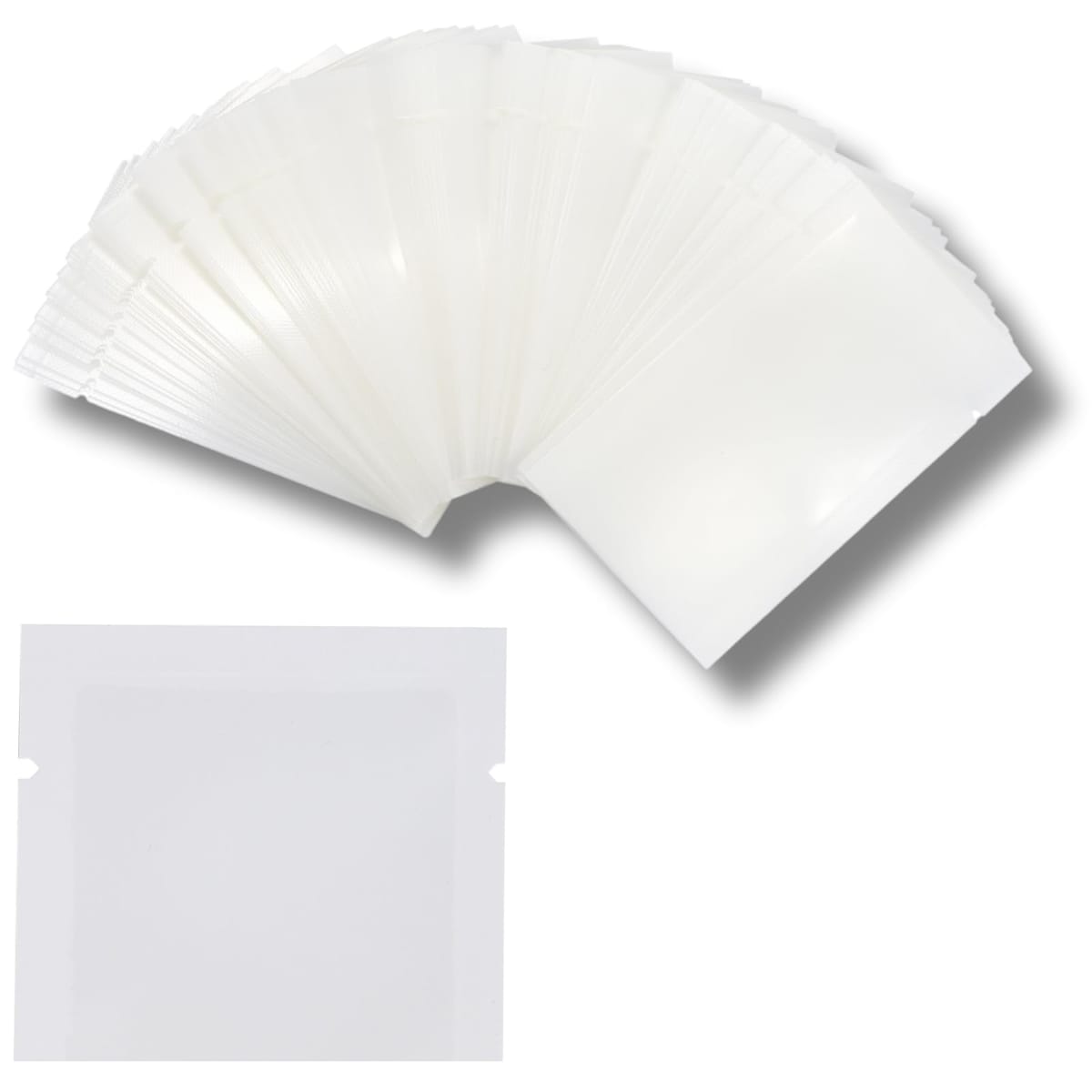 EMO STORE 小分けパウチ 10ml 100枚セット 熱圧着 詰め替え袋 トラベル用 クリーム 化粧水 乳液 持ち運び 密封袋