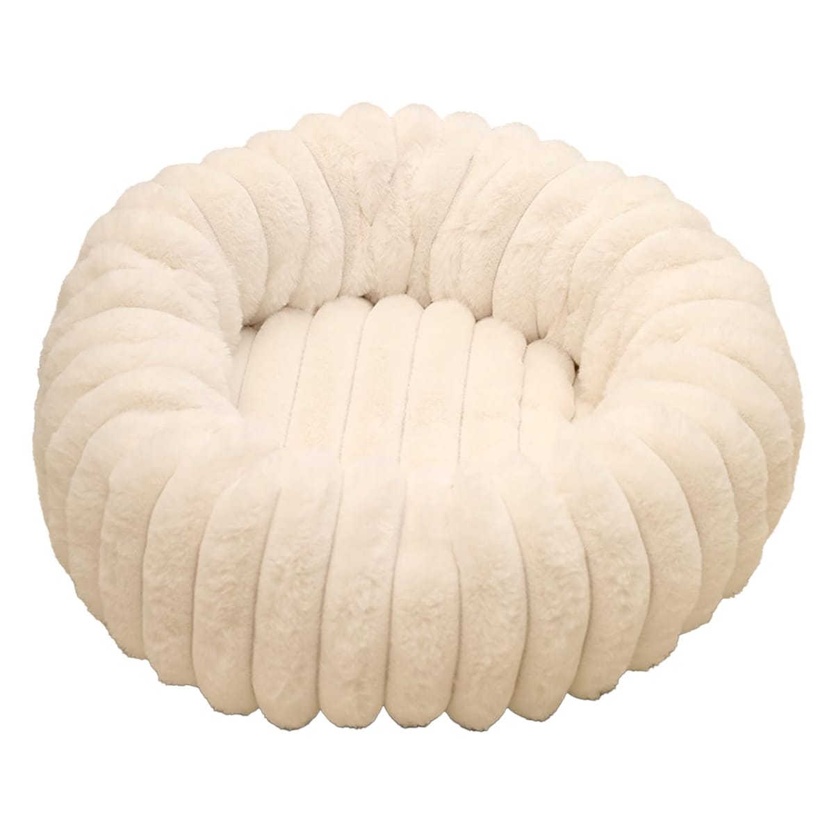 COZENTA 犬 ベッド 洗える 丸型 クッション オールシーズン 滑り止め ふわふわ 犬猫兼用