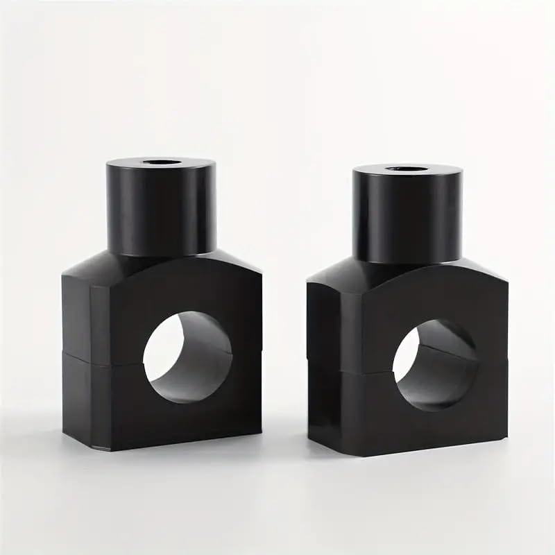 汎用 ハンドルライザー ハンドルポスト スペーサー ハンドル径 22mm/25mm 選択可 ハンドル アップ ハンドルホルダー ハーレー スカイウェイブ マグナ スティード ドラッグスター バルカン シャドウ 等 様々 カスタム品 2個セット (25mm