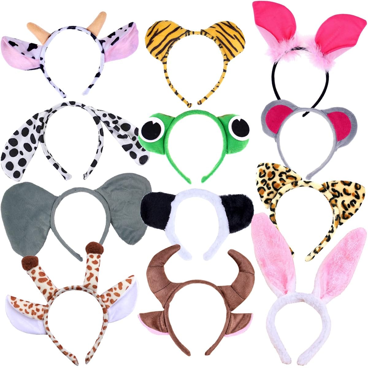 [SALUDABLE] 動物 カチューシャ うさ耳 猫耳 犬 バニー コスプレ パーティー