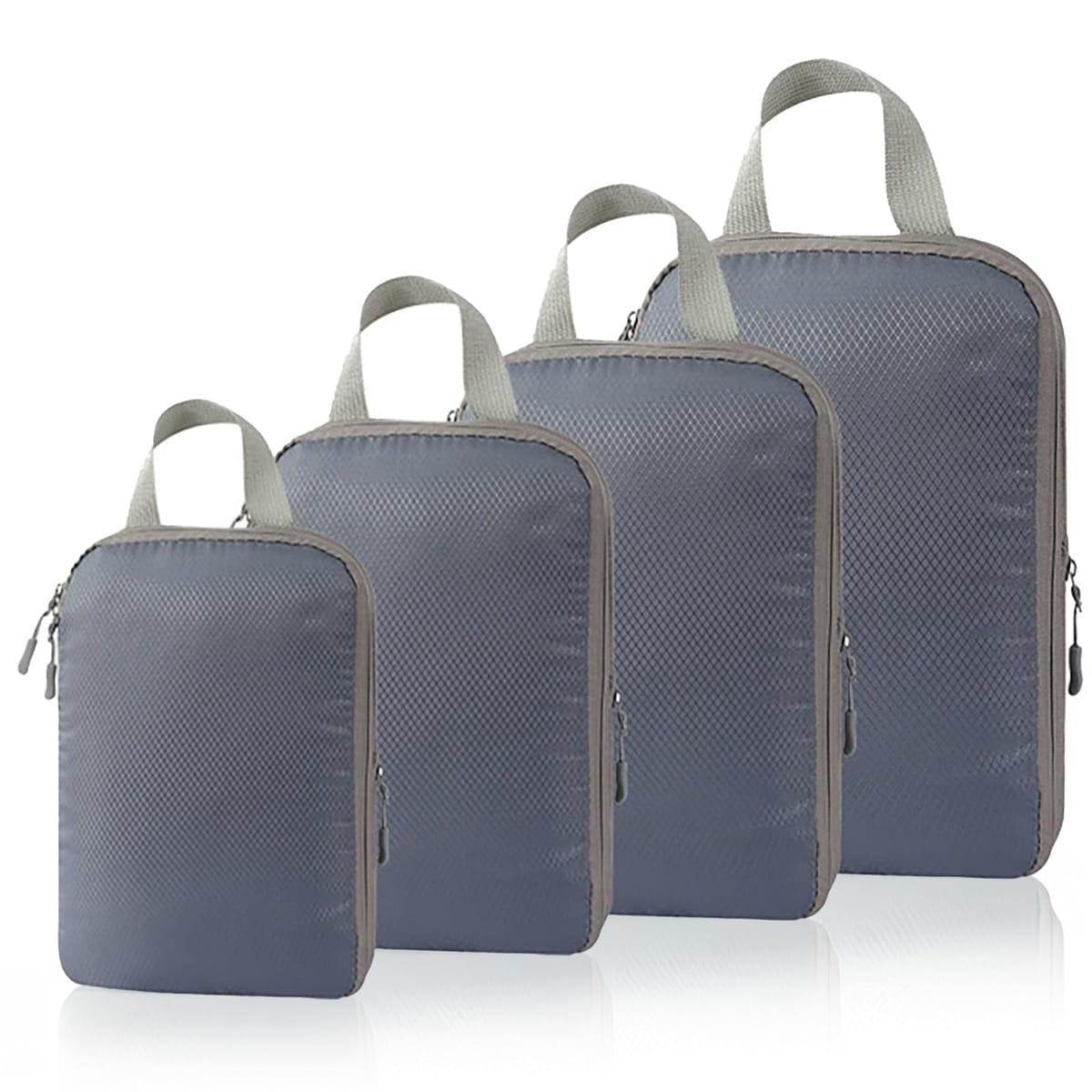 ElevenHeart 旅行用圧縮袋 トラベルポーチ バッグ 4点セット 衣類仕分け 収納 スペース節約 スーツケース 出張 海外 修学旅行 便利グッズ 軽量