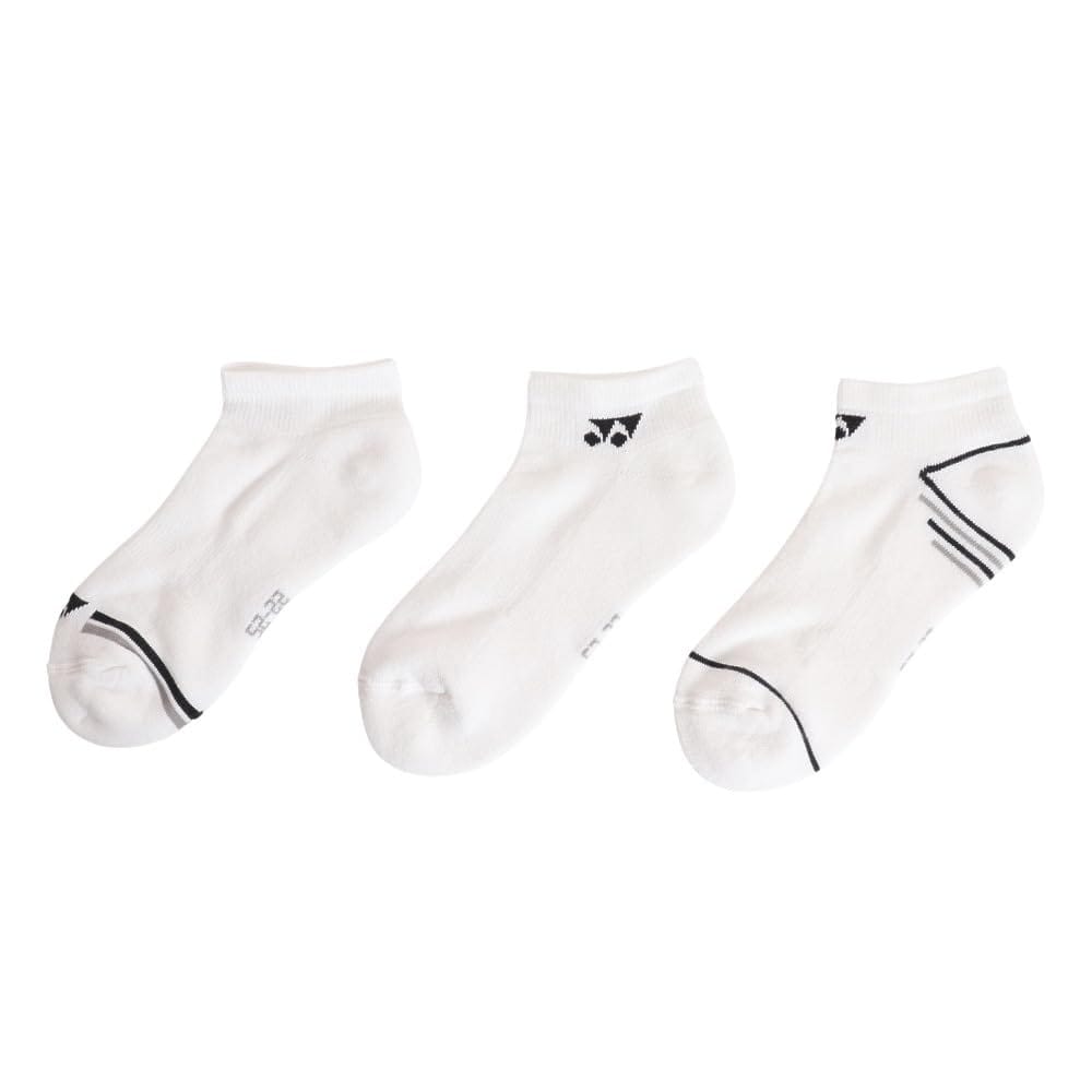 Yonex レディス スニーカーインソックス（3足セット） 29199Y 080：アソート 22-25cm