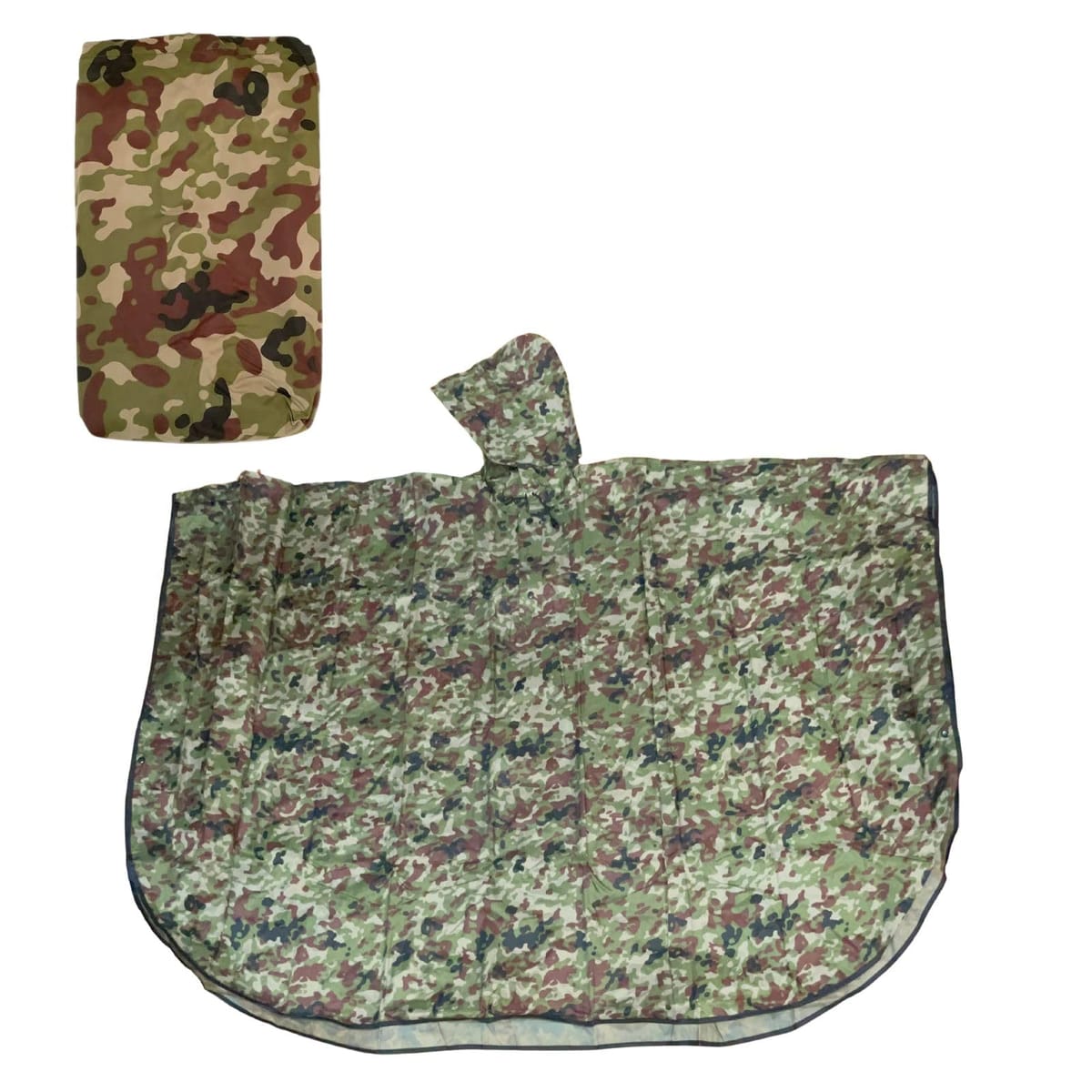 [CIWS] 陸上 自衛隊 迷彩 ポンチョ PX品 タイプ メンズ レイン コート ウェア 平成 装備 自転車 カッパ..