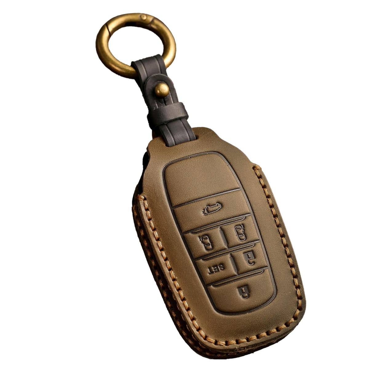 Krovat トヨタ キーケース 6ボタン アルファード ヴェルファイア 30系 40系 【本革の風格】 ヴォクシー ノア キーカバー 黒