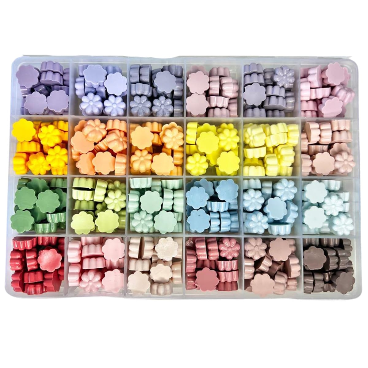 【シーリングワックス 24色】花型 パイナップル型 フラワー シーリングスタンプ