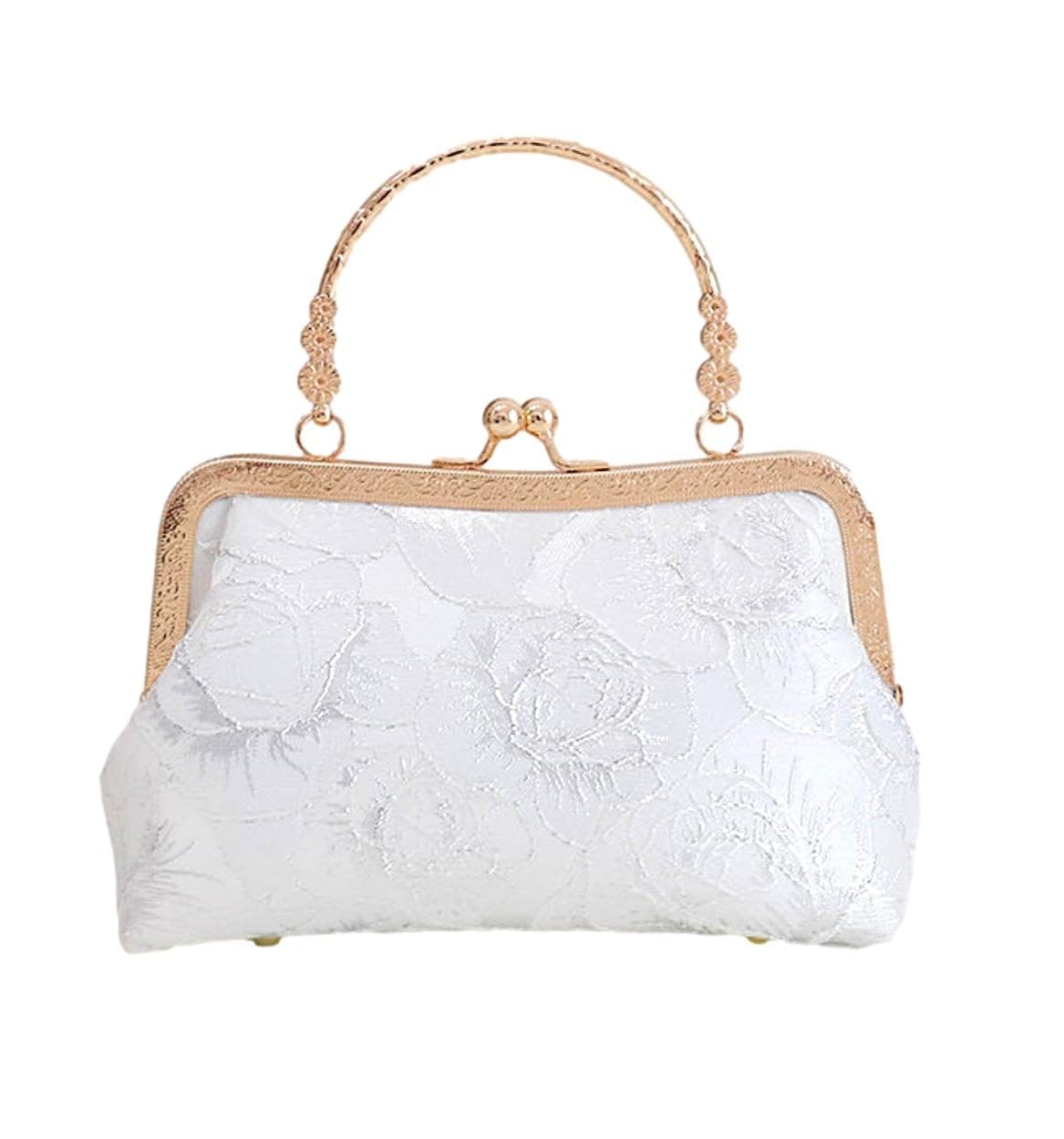 [Electric Circus] パーティーバッグ ハンドバッグ 2way がま口 フォーマル バッグ クラッチバッグ 手提げ 結婚式 着物