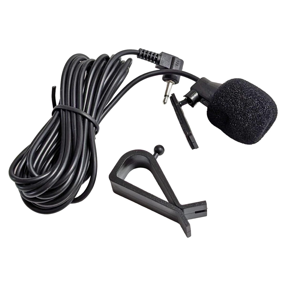 sakurawing 汎用 2.5mm端子 3M ハンズフリー カーナビ 音声入力 マイク 全方向性 高感度 防風カバー 外部 楽ナビ サイバーナビ