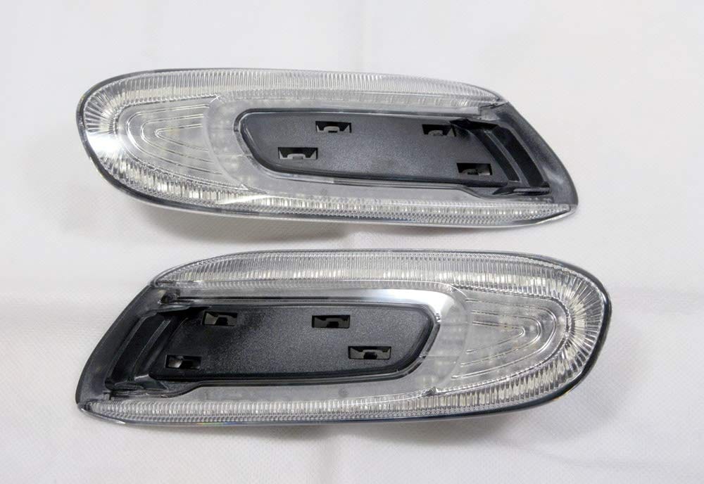 hotimp® MINI F55 F56 F57 ファイバーLED 流れて光る クリアレンズ仕様 シーケンシャル フロントサイドマーカー ウインカー 純正交換タイプ ハイフラ防止付き 球切れ警告キャンセラー内蔵