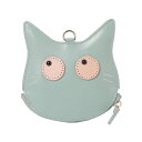 Honesty Mouth 小銭入れ レディース 小さい財布 本革 コインケース 可愛い 猫 子供 ミニ財布 小さい 薄型
