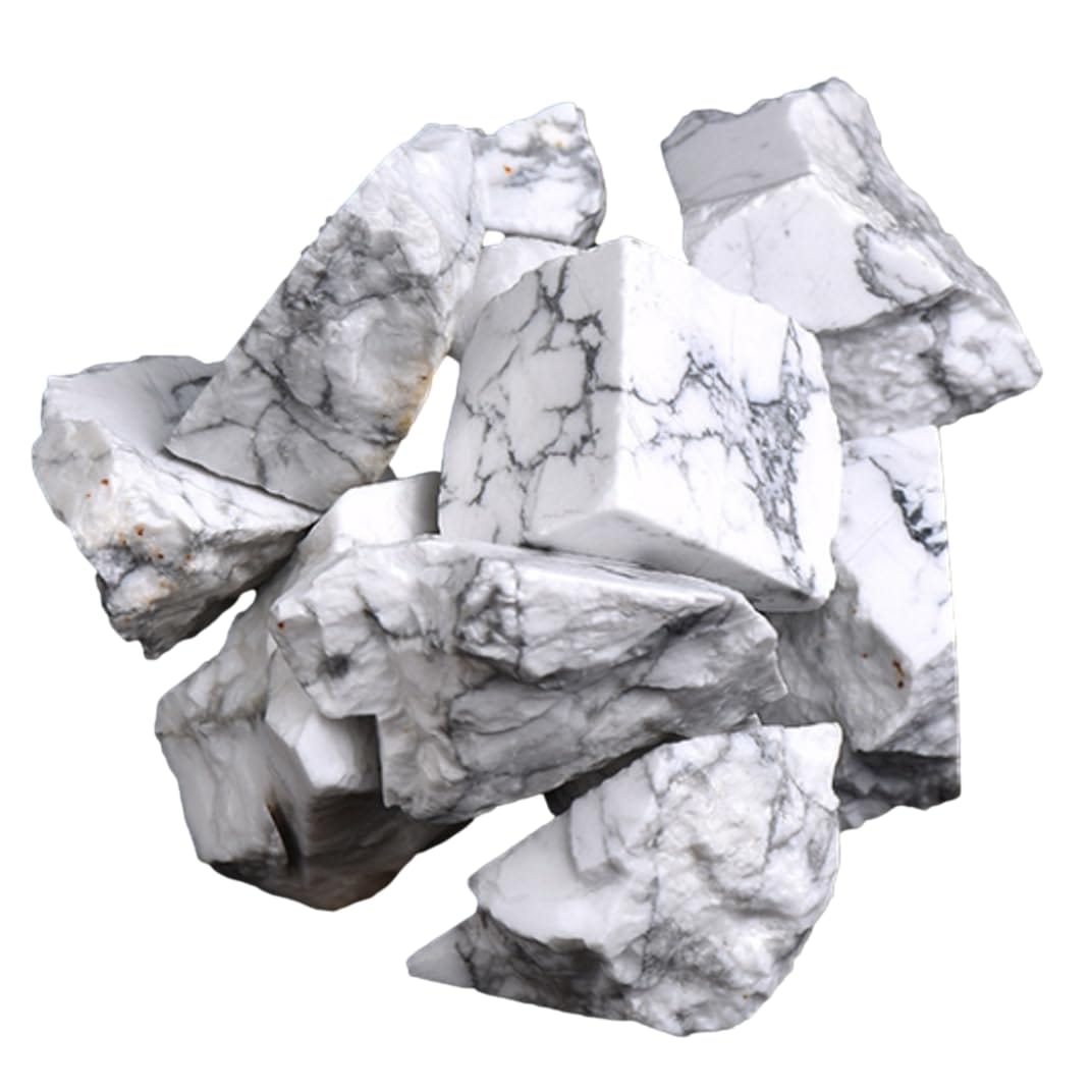 正直屋 白松石 びゃくしょうせき 松石 ホワイトパインストーン 天然石 鉱物 標本 原石 ヒーリング 浄化 パワーストーン 希少鉱物 レアストーン 約3～5cm ランダム 3～4個セット 合計120g以上