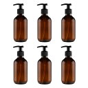 FrugeL シャンプー ボトル 詰め替え 容器 6本セット ディスペンサー 遮光 300ml(3)