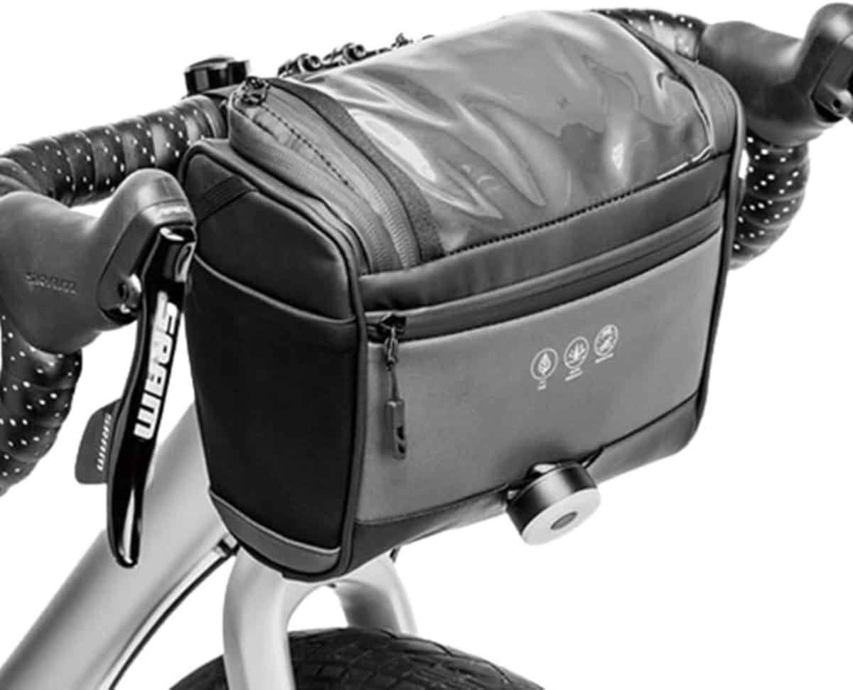 [Bel cuore] 自転車 フロントバッグ ロードバイクバッグ 自転車バッグ ハンドルバー バッグ 全防水 大容量 小物収納 反射材 簡単装着