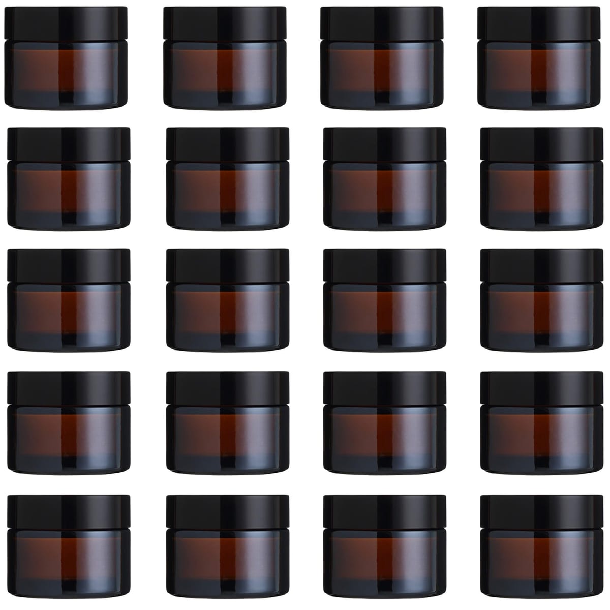 RYOHIN Lab.(良品ラボ) ハンドクリーム 容器 遮光 小分け ジャー アンバー ガラス ボトル 詰め替え 保..