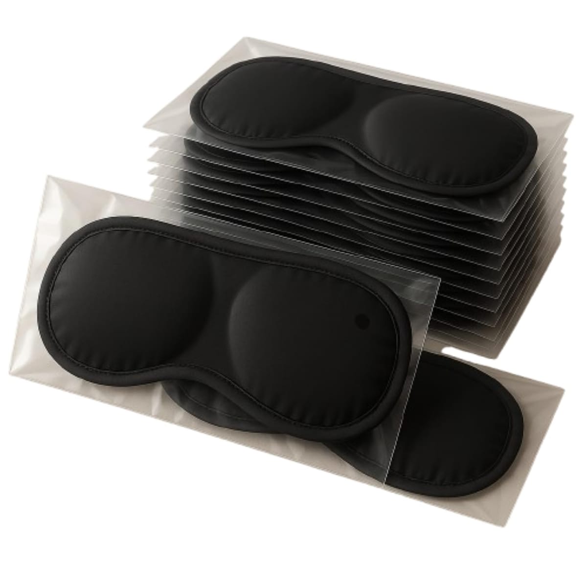 Crystal craft アイマスク 個包装 使い捨て 3Dタイプ 睡眠 目隠し 快眠 旅行 30個入り