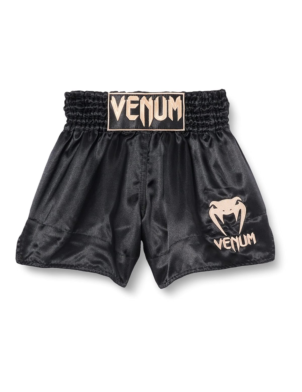 ムエタイショーツ ボクシングの格闘技 Venum Muay Thai Shorts Classic Men (black/gold, m)