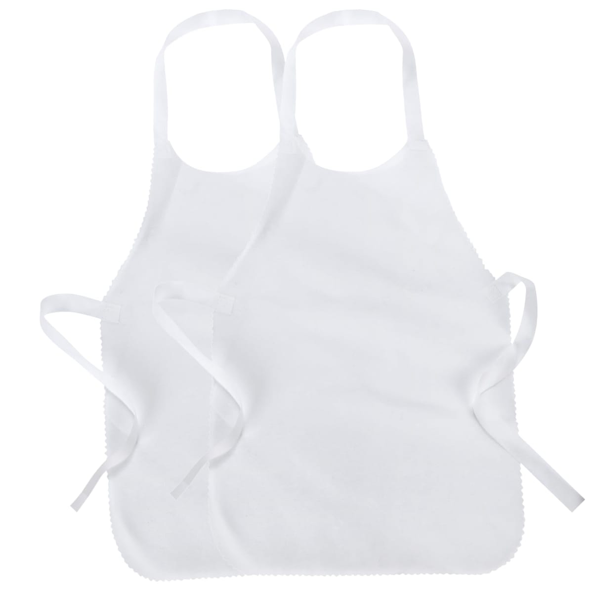 [MaT store] 使い捨てエプロン 不織布 紙エプロン 使い捨て 大人 腰ひも付 厚手 撥水加工