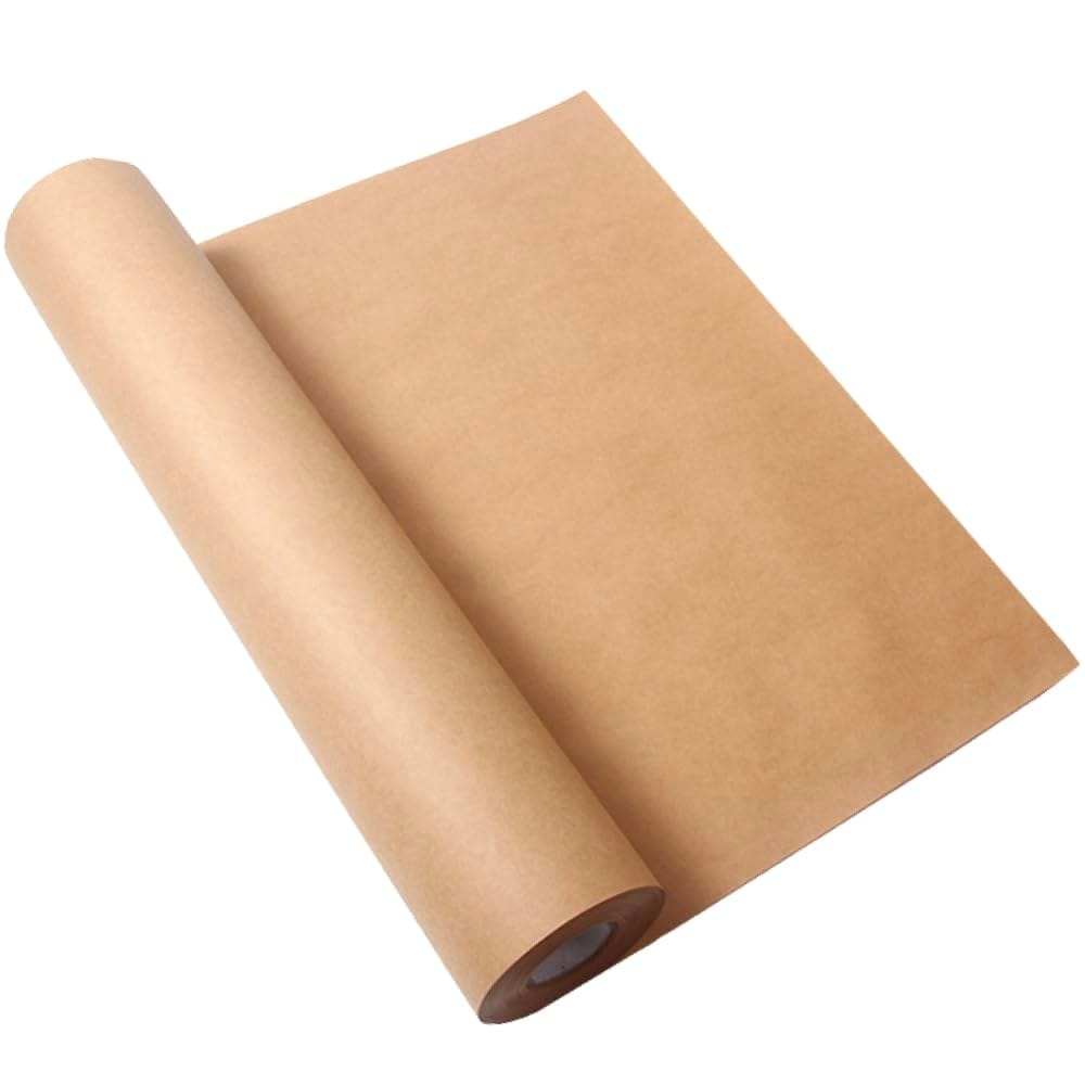Ailunate クラフト紙 ロール ラッピングペーパー 大判 クラフトペーパー 包装紙 緩衝材 梱包材 花束 ブ..