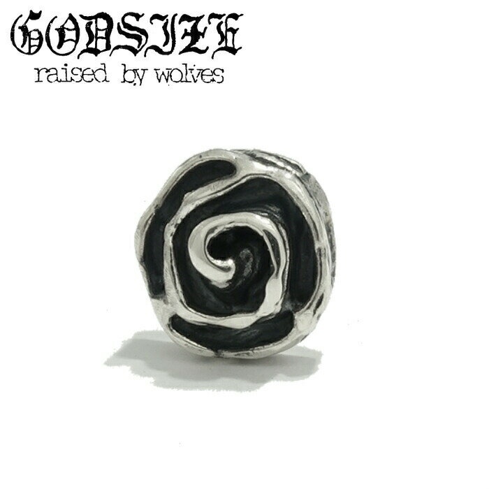 Rakuten - レディース メンズ ピアス ブランド 薔薇 バラ シルバーアクセサリー ギフト【GODSIZE ゴッドサイズ】ROSETTE STUD ロゼットピアス Silver925