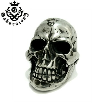 【Gaboratory/ガボラトリー】LARGE SKULL RING WITH JAW/ラージスカルリングウィズジョウ スカルリング 顎付き シルバーアクセサリー メンズアクセサリー silver925 シルバーリング Ring　スカル Skull マリア