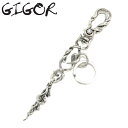 キーチェーン キーホルダー Key Chain 【GIGOR ジゴロウ】No.214 タングラムシリーズ シルバーアクセサリー メンズ シルバー925 CZ 石...