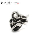 【TAUJAN タウジャン】279-03 Onyx オニキス シルバーアクセサリー 脈 メンズ リング 指輪 メンズアクセサリー シルバー925