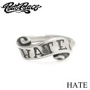 【Rat Race ラットレース】Sweet Little Ribbon Ring / HATE スウィートリトルリボンリング ヘイト メンズアクセサリー レディース シルバー925 silver925 リボンリング メッセージ ペアリング