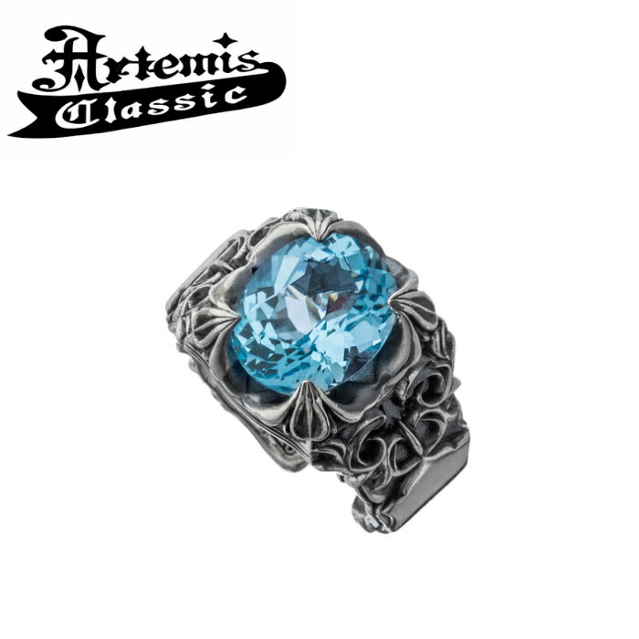 Rakuten - メンズ リング ストーンリング 石 シルバーアクセサリー ブランド 【Artemis Classic アルテミスクラシック】ポセイドンリング ACR0292 Poseidon ring シルバー925