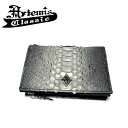 Y z ܂ Lt@Xi[ pC\yArtemis Classic Ae~XNVbNzO[pC\~fBAEHbg ACW0023 Gray Python Medium Wallet YMtg