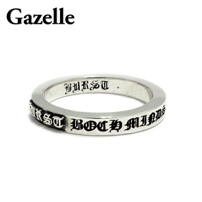 乐天商城 - ペアリング レディース メンズ シルバーリング アクセサリー ブランド【Gazelle ガゼル】エタニティ?リング シルバー メッセージ eternityring 3mm 細身 メンズアクセサリー シルバー925