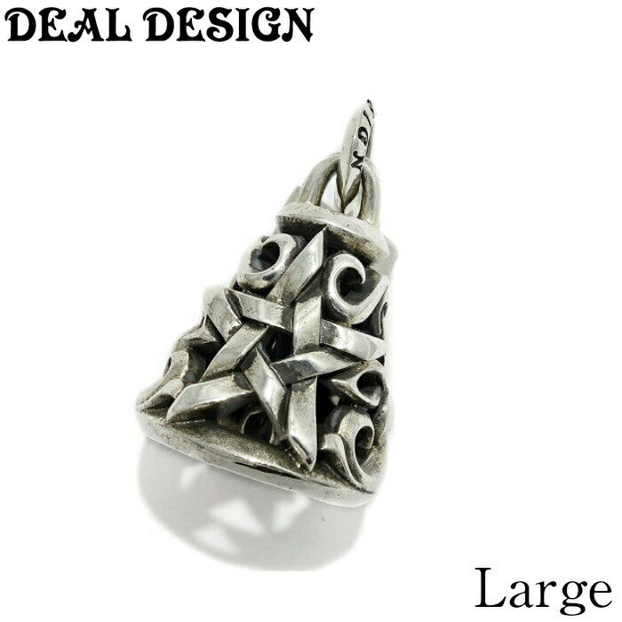 【DEAL DESIGN ディールデザイン】ステップスターべル ラージ Large ユニセックス メンズアクセサリー シルバーアクセサリー Silver925 アイアンクロス スター リリー リバーシブル bell charm