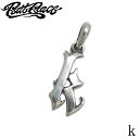 メンズ ペンダント イニシャル アルファベット ギフト 【Rat Race ラットレース】Letter Pendant (k) Lowercase Top