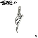 メンズ ペンダント イニシャル アルファベット ギフト 【Rat Race ラットレース】Letter Pendant (q) Lowercase Top