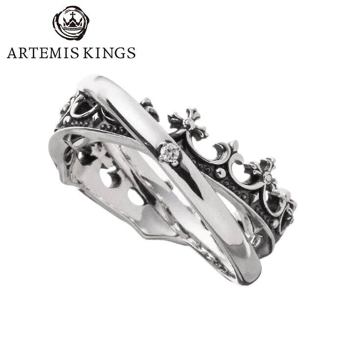 Rakuten - メンズ リング 王冠 シルバー925 ブランド 【Artemis Kings アルテミス キングス】無限リング AKR0069 ユニセックス