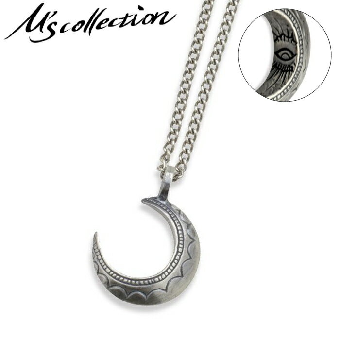 エムズコレクション ネックレス（メンズ） 【M's Collection エムズコレクション】TAROT NO.18 MOON PENDANT タロット 月 シルバーネックレス Silver925 ネックレス ブランド メンズ カジュアル モード ユニセックス