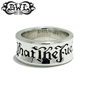 【Bill Wall Leather/ビルウォールレザー】WHAT THE FUCK RING/ワッツ ザ ファックリング 幅広リング シルバーアクセサリー メンズアクセサリー silver925 シルバーリング Ring